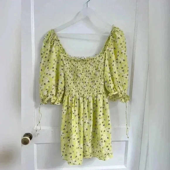 For Love & Lemons Chrysanthemum
Mini Dress in Lemonade - Picture 5 of 9